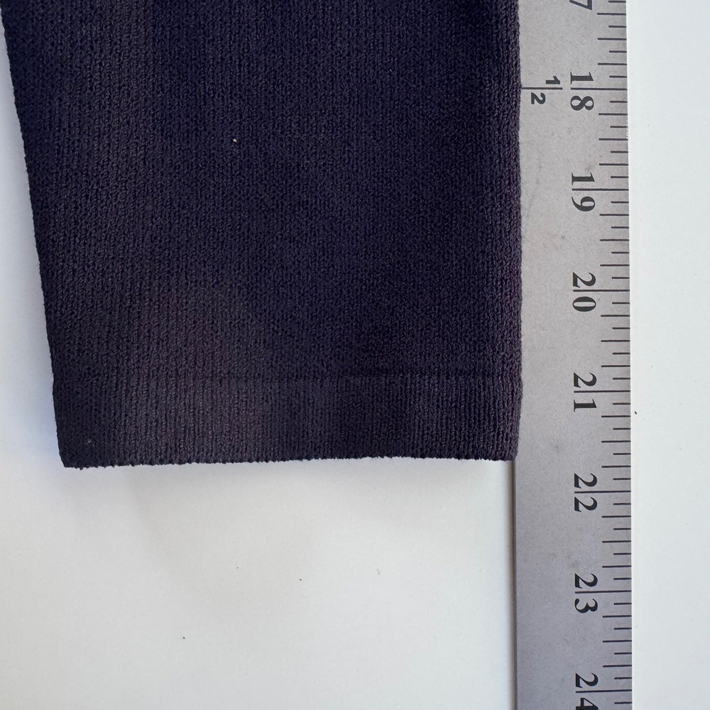 St. John Collection Cardigan Women S Navy Rainbow Stripe Vintage EUC Marie Gray - Picture 11 of 11